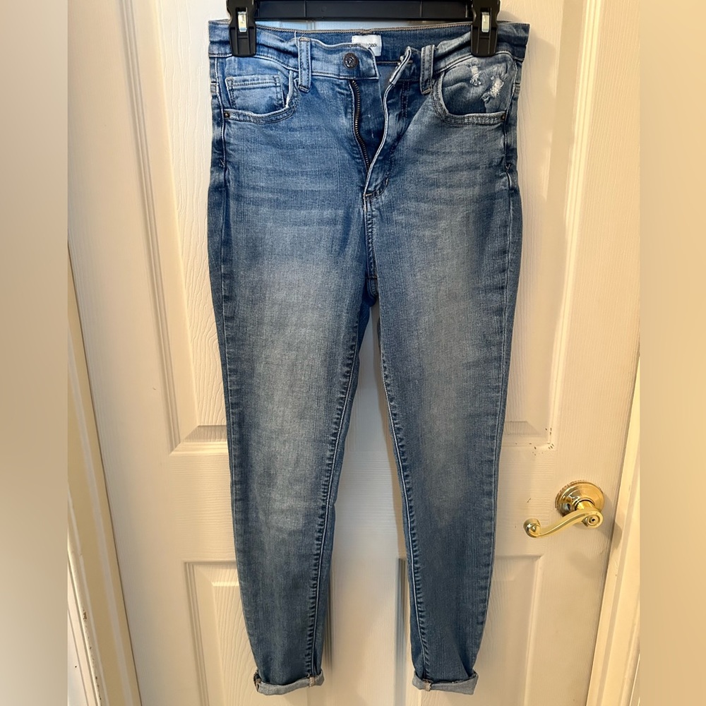 Denim skinny jeans. Size 3/W26. From Francesca’s.